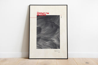 Friday i'm in love  Music design print  80's music  Design Prints  A4-A3-A2 - Gallery Wall - Unframed Canvas Print for Frame or Hanger 1053332788
