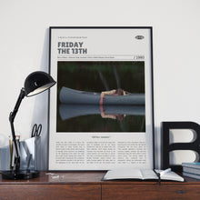 Friday the 13th, Sean S. Cunningham, Retro Movie Poster, Custom Movie Poster Print 4421169034
