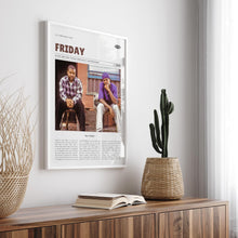 Friday, F. Gary Gray, Retro Movie Poster, Custom Movie Poster Print 4421174682