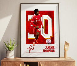 Frimpong Football Poster Modern Liverpool Football Wall Art Print 4392433671
