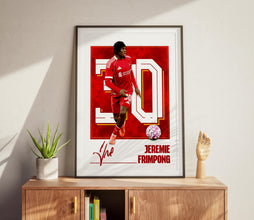 Frimpong Football Poster Modern Liverpool Football Wall Art Print 4392433671