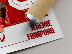 Frimpong Football Poster Modern Liverpool Football Wall Art Print 4392433671
