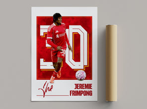 Frimpong Football Poster Modern Liverpool Football Wall Art Print 4392433671