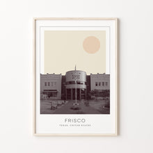 Frisco Poster Print, Frisco Travel Poster, Frisco Minimalistic Wall Art, Frisco, Texas, United States 1882437275