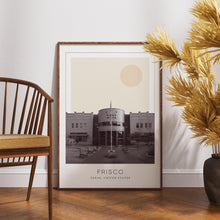 Frisco Poster Print, Frisco Travel Poster, Frisco Minimalistic Wall Art, Frisco, Texas, United States 1882437275