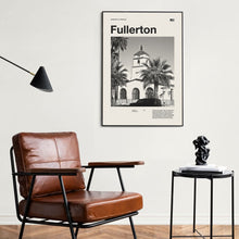 Fullerton Art Print  Fullerton  Poster  Fullerton Wall Art  Mid Century Poster  Travel Print Art  California 1574744146