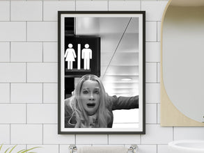 Funny Bathroom Altered Art Print Poster, Toilet Humor Decor, Bathroom Wall Art, Comedy, Funny Gift, Bathroom Prints, Digital Download 1879130018