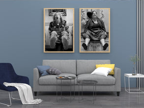Funny Bathroom Wall Art Print, Comedy, Restroom Decor, His and Hers Bathroom Bundle 2 Movie Poster Prints, Funny Gift Idea, Digital Download 1771325782