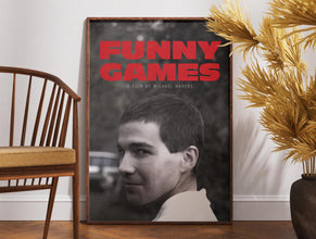 Funny Games Movie Poster Michael Haneke Film, Retro Wall Art 1892073169