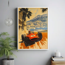 GP Monaco 1967 – Anonymous Racing Poster – Iconic Vintage Design for Home Decor