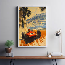 GP Monaco 1967 – Anonymous Racing Poster – Iconic Vintage Design for Home Decor