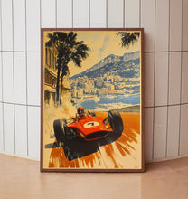 GP Monaco 1967 – Anonymous Racing Poster – Iconic Vintage Design for Home Decor