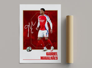 Gabriel Football Poster Soccer Posters, Football Gift 4385165163