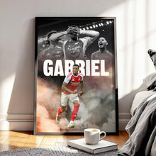 Gabriel Magalhaes Football Poster Arsenal Football Art Print 4397975593