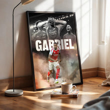 Gabriel Magalhaes Football Poster Arsenal Football Art Print 4397975593
