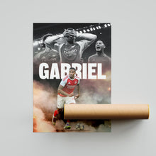 Gabriel Magalhaes Football Poster Arsenal Football Art Print 4397975593
