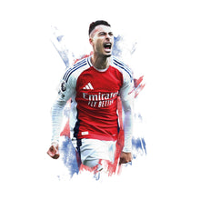 Gabriel Martinelli - 202425 - Home Kit - Football Poster - Football Print 1803234186 3694