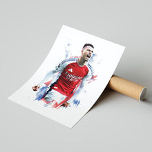 Gabriel Martinelli - 202425 - Home Kit - Football Poster - Football Print 1803234186