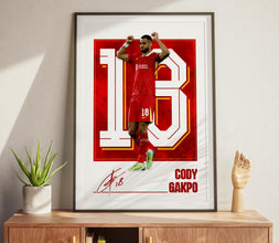 Gakpo Poster Liverpool Football Poster, Soccer Wall Art Gift For Fans 4392452905