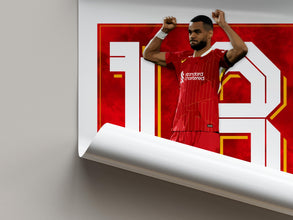 Gakpo Poster Liverpool Football Poster, Soccer Wall Art Gift For Fans 4392452905