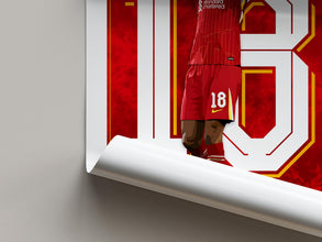 Gakpo Poster Liverpool Football Poster, Soccer Wall Art Gift For Fans 4392452905
