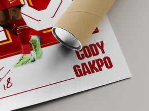 Gakpo Poster Liverpool Football Poster, Soccer Wall Art Gift For Fans 4392452905