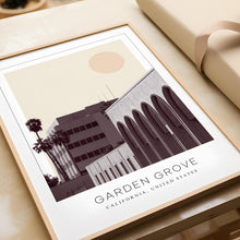 Garden Grove Poster Print, Garden Grove Travel Poster, Garden Grove Minimalistic Wall Art, Garden Grove, California, United States 1868246782
