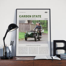 Garden State, Zach Braff, Retro Movie Poster, Custom Movie Poster Print 4421169198