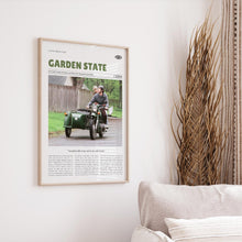 Garden State, Zach Braff, Retro Movie Poster, Custom Movie Poster Print 4421169198