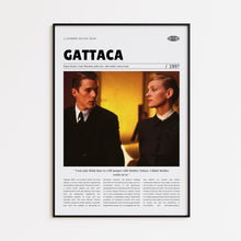 Gattaca, Andrew Niccol, Retro Movie Poster, Custom Movie Poster Print 4421170642