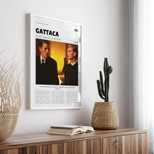 Gattaca, Andrew Niccol, Retro Movie Poster, Custom Movie Poster Print 4421170642