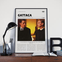 Gattaca, Andrew Niccol, Retro Movie Poster, Custom Movie Poster Print 4421170642