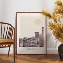Genova Poster Print, Genova Travel Poster, Genova Minimalistic Wall Art, Genova, Italy 1868248098