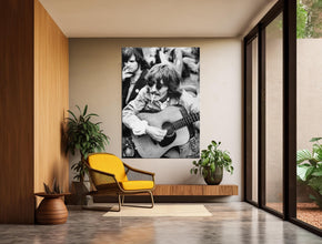 George Harrison Playing Guitar Movie Canvas Wall Art Film Print, Art Poster for Gift, Home Decor 1818312382