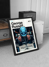 George Russell Poster, Russell Mercedes Wall Art, Framed F1 Print, Motorsport Grand Prix Decor, Car Racing Artwork, George Russell Poster 4373102114