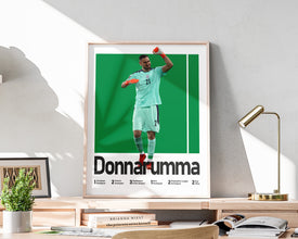 Gianluigi Donnarumma Soccer Poster, Italian Goalkeeper Print Sport Poster 1582054037