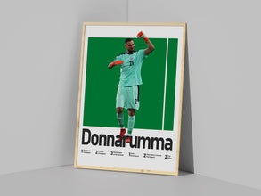 Gianluigi Donnarumma Soccer Poster, Italian Goalkeeper Print Sport Poster 1582054037