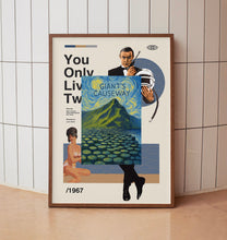 Giant_s Causeway Poster, County Antrim, Northern Ireland, Retro Travel Print, Irish Wall Art, Causeway Coast, Belfast, UNESCO, Ireland Gift