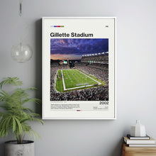 Gillette Stadium Poster, New England Patriots Poster Print, NFL Stadium Poster, Football Fan Gift Print