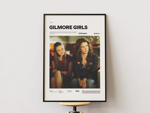 Gilmore Girls Poster, Lauren Graham and Alexis Bledel Poster, Alternative Gilmore Girls Print Poster, Famous Tv Series Wall Art Idea 1897509263