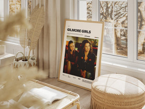 Gilmore Girls Poster, Lauren Graham and Alexis Bledel Poster, Alternative Gilmore Girls Print Poster, Famous Tv Series Wall Art Idea 1897509263