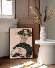 Girl with Lifted Skirt (1911), Egon Schiele Art Print, Egon Schiele Reproduction, Egon Schiele poster, Schiele wall art, Schiele wall decor 1323556750