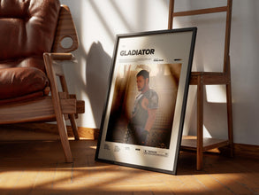 Gladiator Film Poster, Russell Crowe and Joaquin Phoenix Starring on Gladiator Print, Ridley Scott's Movie Poster, Movie Themed Wall Decor 1871420306