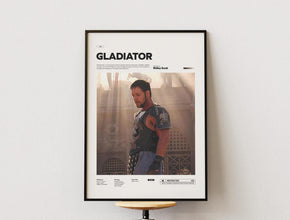 Gladiator Film Poster, Russell Crowe and Joaquin Phoenix Starring on Gladiator Print, Ridley Scott's Movie Poster, Movie Themed Wall Decor 1871420306