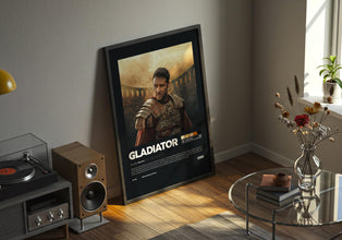 Gladiator Movie Poster, Cinematic Wall Art, Historical Film Decor, Russell Crowe, Physical Print 4385608424