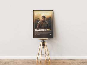 Gladiator Movie Poster, Cinematic Wall Art, Historical Film Decor, Russell Crowe, Physical Print 4385608424