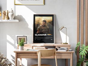 Gladiator Movie Poster, Cinematic Wall Art, Historical Film Decor, Russell Crowe, Physical Print 4385608424