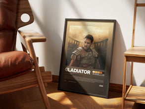 Gladiator Movie Poster, Cinematic Wall Art, Historical Film Decor, Russell Crowe, Physical Print 4385608424