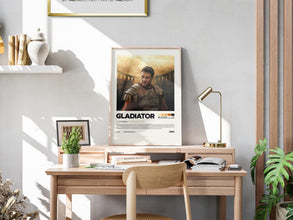 Gladiator Movie Poster, Cinematic Wall Art, Historical Film Decor, Russell Crowe, Physical Print 4385608424
