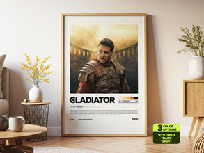 Gladiator Movie Poster, Cinematic Wall Art, Historical Film Decor, Russell Crowe, Physical Print 4385608424